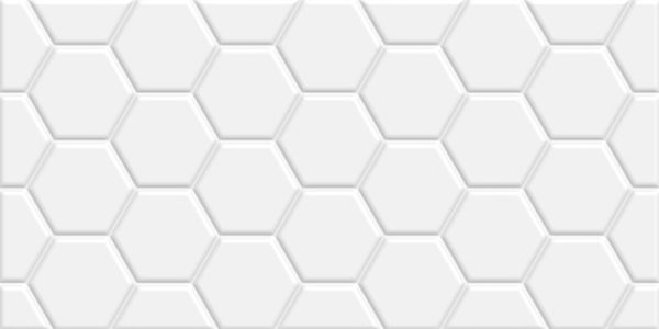 Плитка настенная матовый Эдельвейс Гексагон белый / Edelweiss Hexagon White  (цена за м2)