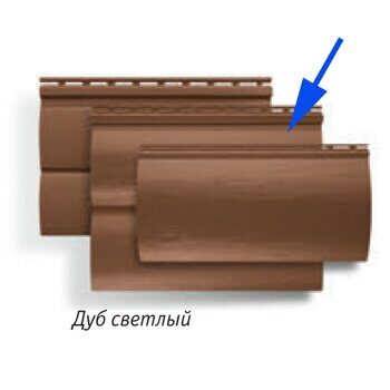 Акриловый сайдинг ,Коллекция "Blockhouse" (Акрил.)BH-02 (двухпереломный)  (3,10 х 0,320 х 0,0011 м.) шт.=0,992м² -16/уп.=15,87м²  (цена за шт)